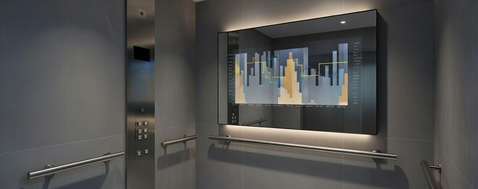 Weacodi in an elevator display prototype